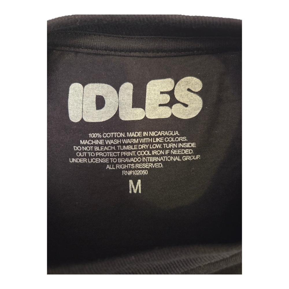 Idles Tour‎ Love Is The Fing '24 Rock Band Shirt Mens Medium - Picture 4 of 6